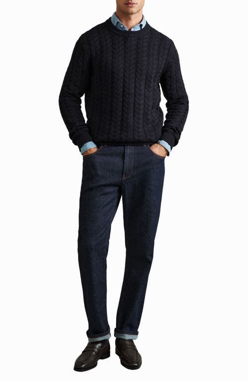 Shop Reiss Stoke Cable Stitch Sweater