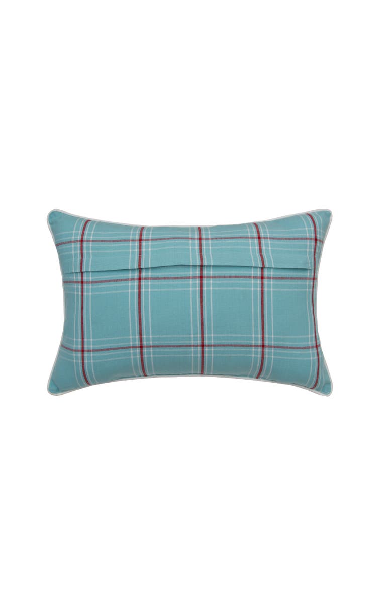 C&F Home Plaid Noel Christmas Throw Pillow, 14" x 22", Alternate, color, White