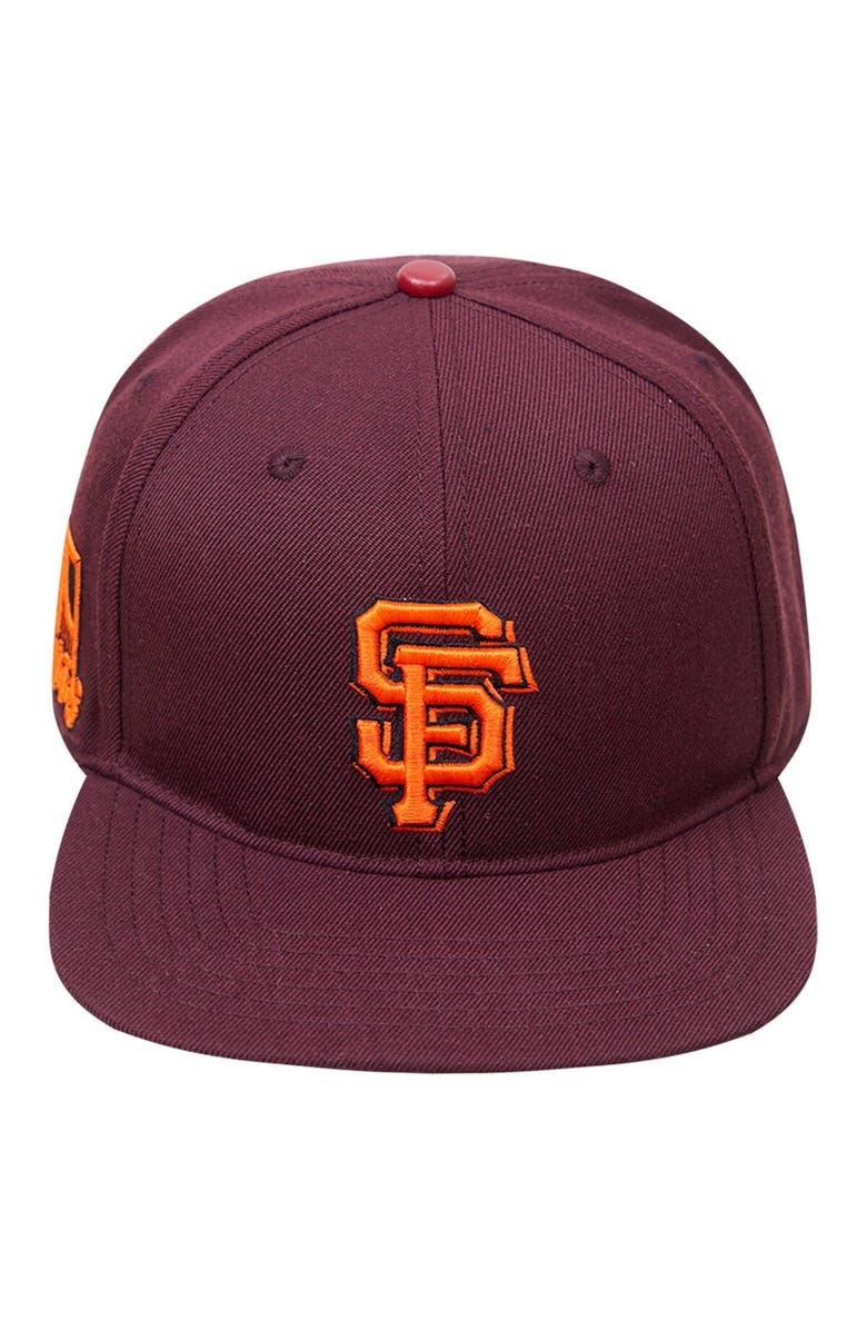 PRO STANDARD Men's Pro Standard Burgundy San Francisco Giants Wine Snapback Hat, Alternate, color, Burgundy
