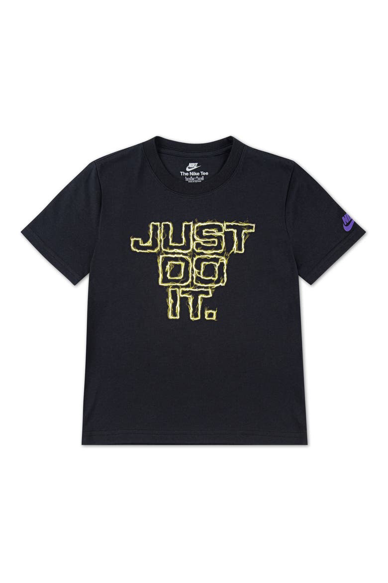 Kids' Lightning JDI Graphic T-Shirt, Main, color, BLACK