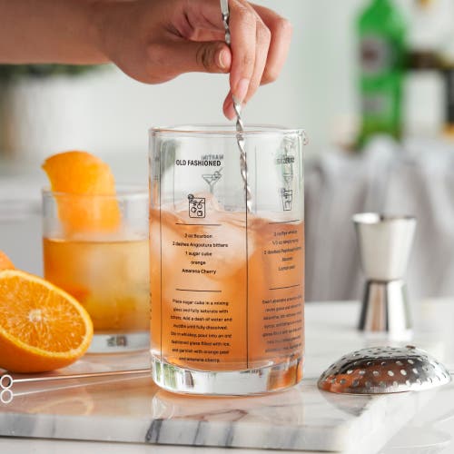 True Recipe Mixing Glass In Transparent