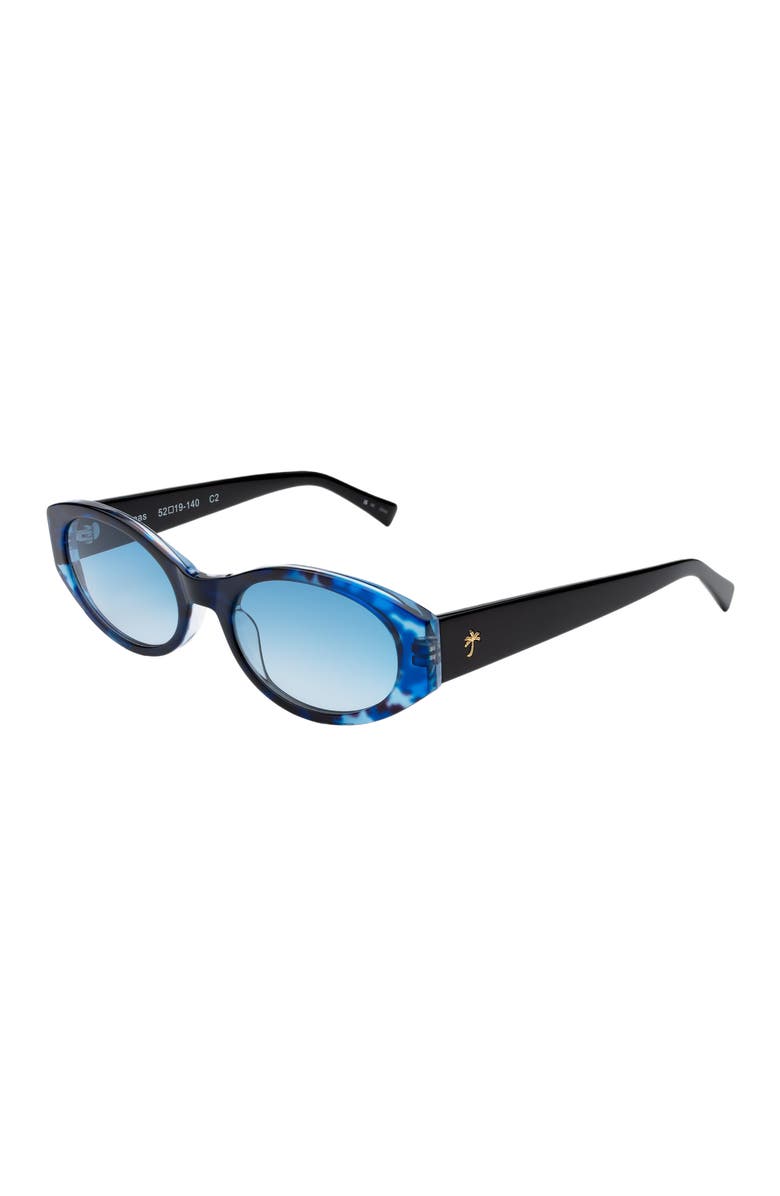 Lyndon Eyewear Exumas Sunglasses, Alternate, color, Lapis / Blue