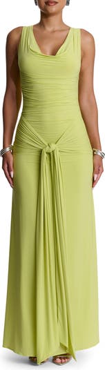 Cowl Neck Maxi Dress
