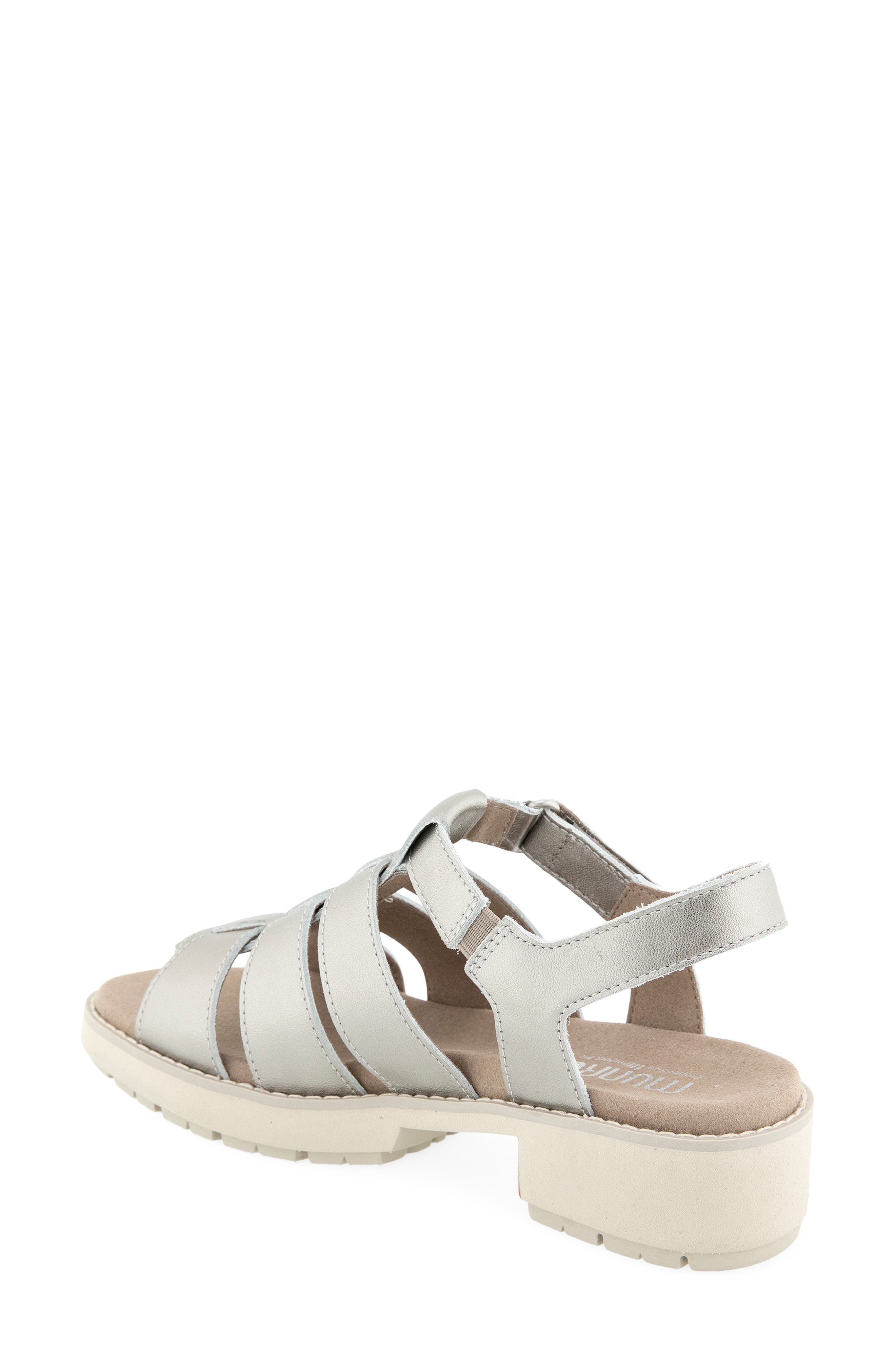 Marley Fisherman Sandal, Alternate, color, METALLIC LEATHER