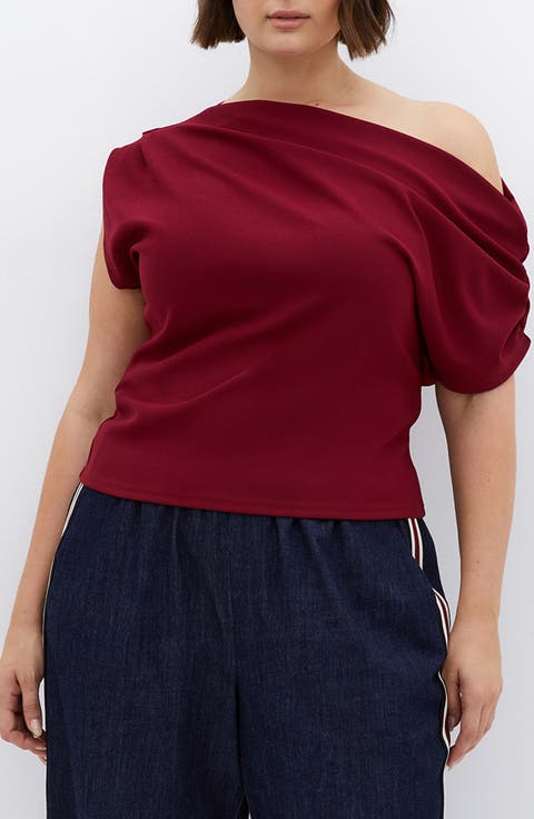 Imani One-Shoulder Top (Plus)