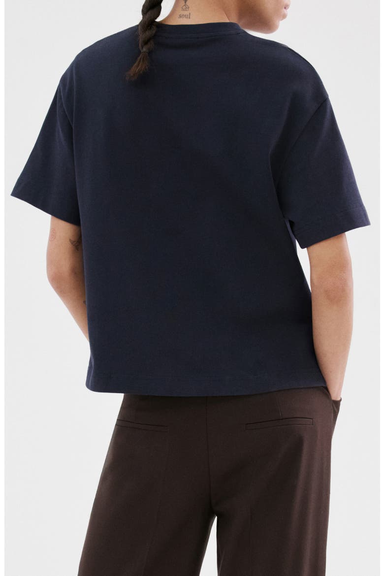 Oversize Cotton T-Shirt, Alternate, color, DARK NAVY