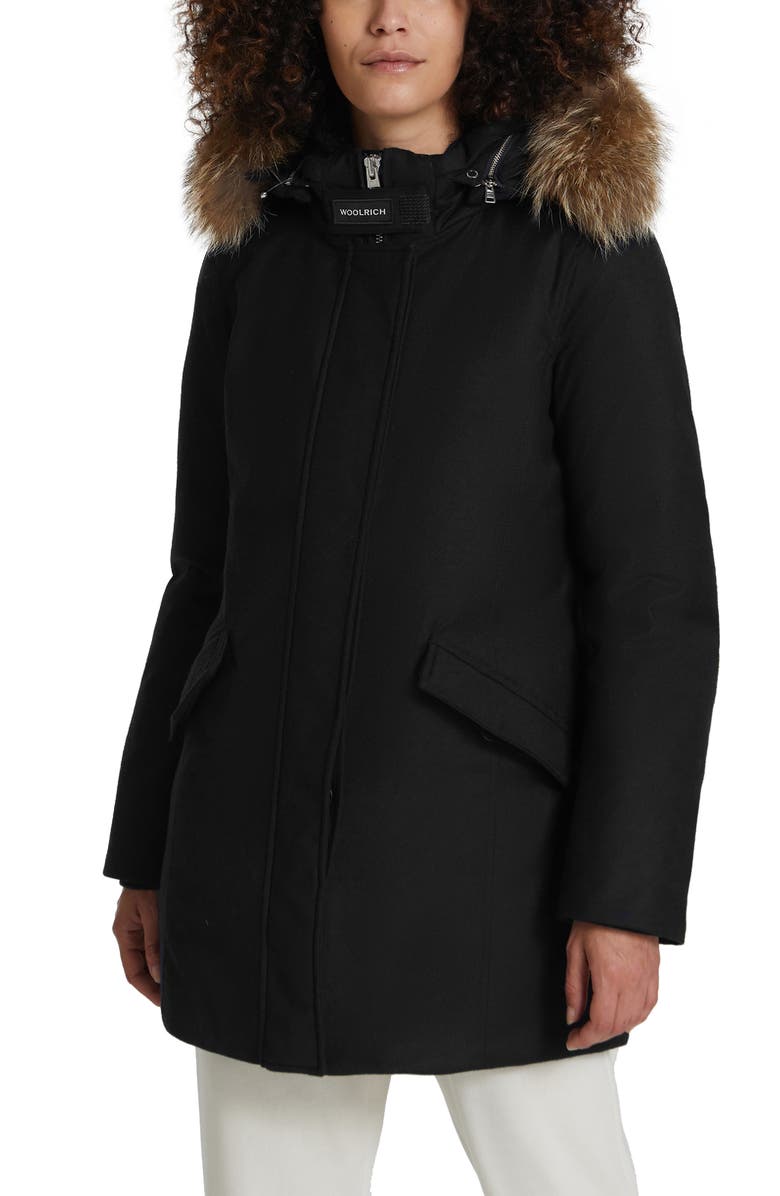 Woolrich Luxe Arctic Down Parka with Genuine Coyote Fur Trim, Main, color,