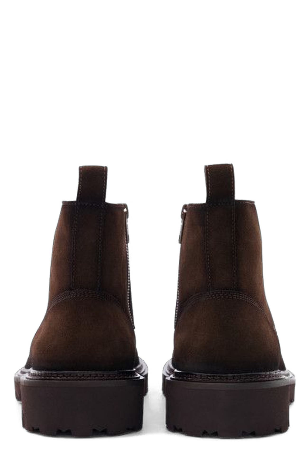 Anthony Veer Everest Moc Boot, Alternate, color, Dark Brown Suede