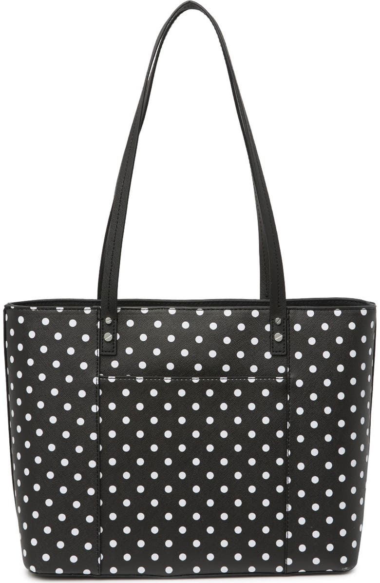 KARL LAGERFELD PARIS Maybelle Leather Printed Tote, Alternate, color,