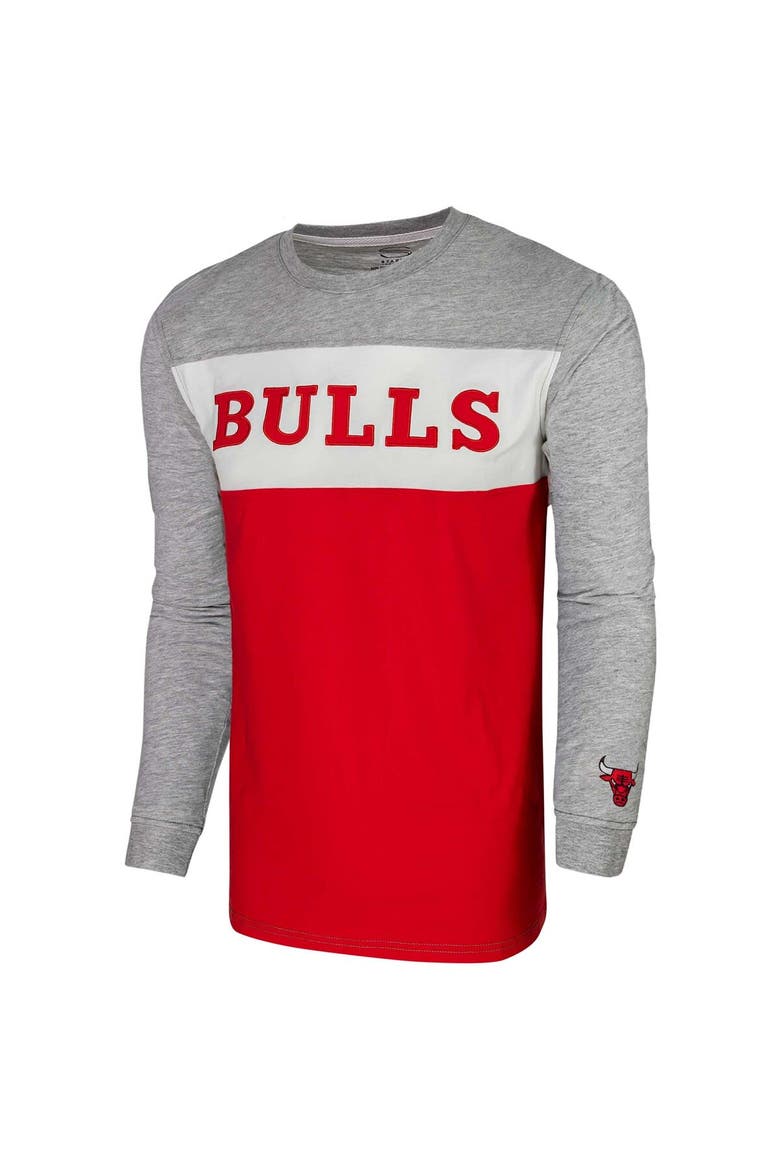 Unisex Heather Gray Chicago Bulls Loge Long Sleeve T-Shirt, Alternate, color, Heather Gray