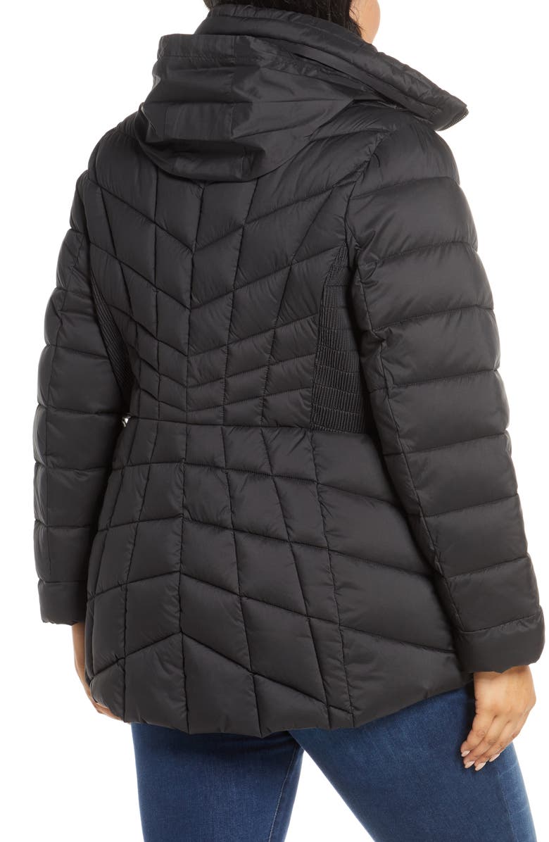 Bernardo Packable Water Resistant Down & EcoPlume Coat, Alternate, color, 