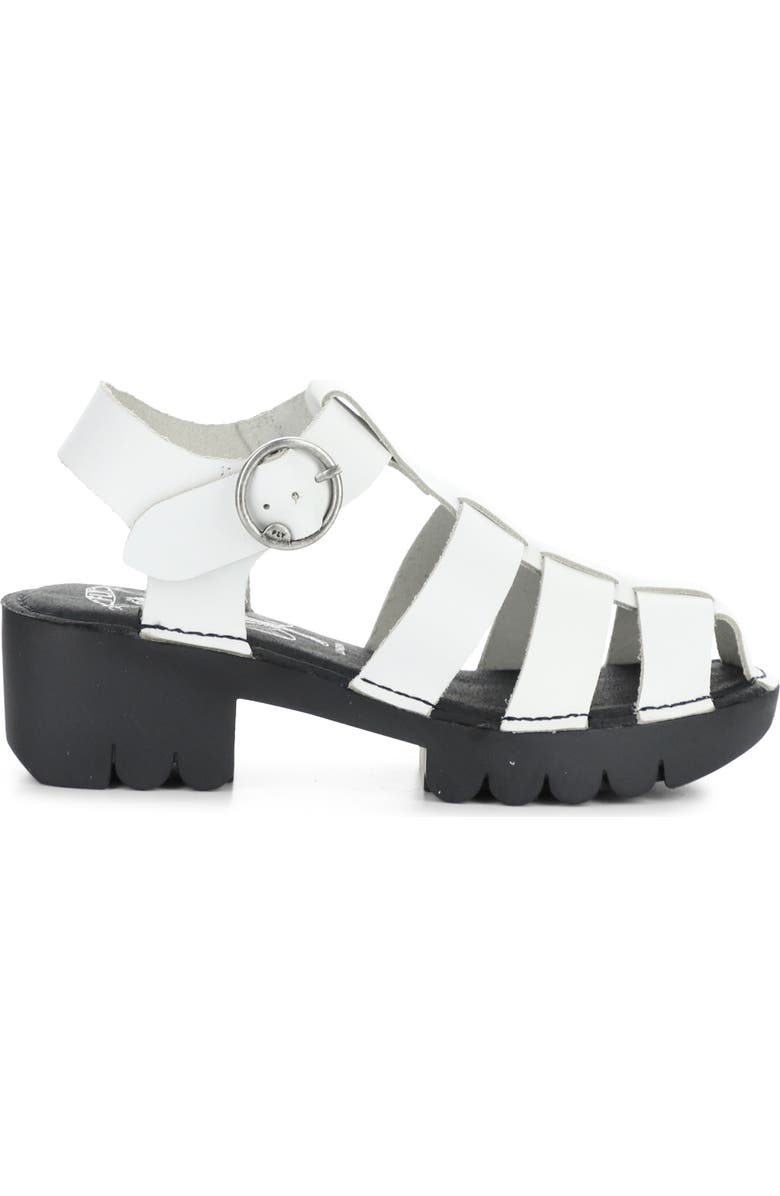 Fly London Emme Platform Fisherman Sandal, Alternate, color, 009 Off White Bridle