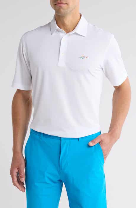 Greg Norman Oyster Piqué Performance Polo