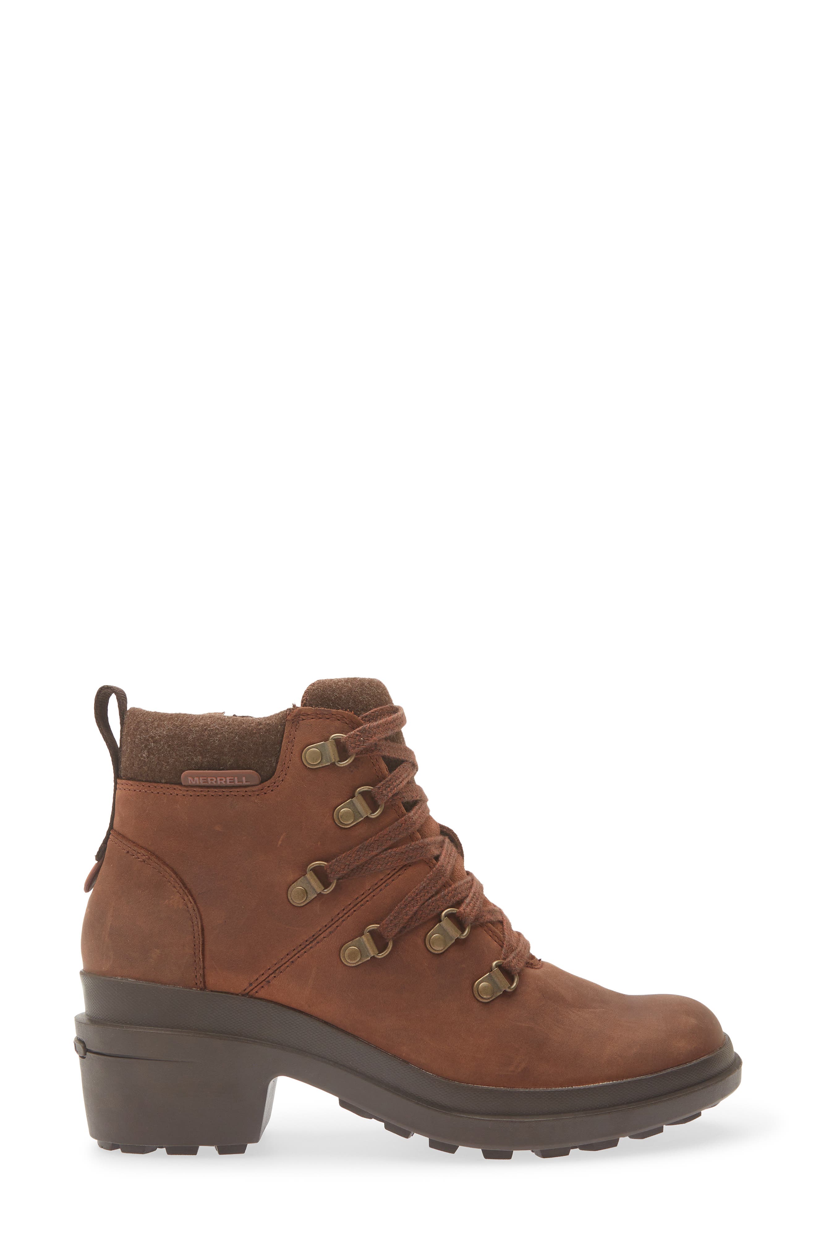 Chateau III Waterproof Lace Up Leather Boot, Alternate, color, BRACKEN