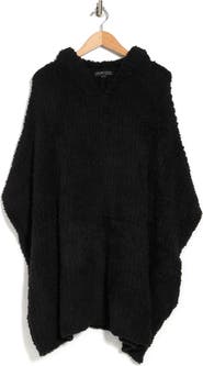 Barefoot Dreams® CozyChic® Ribbed Hooded Poncho