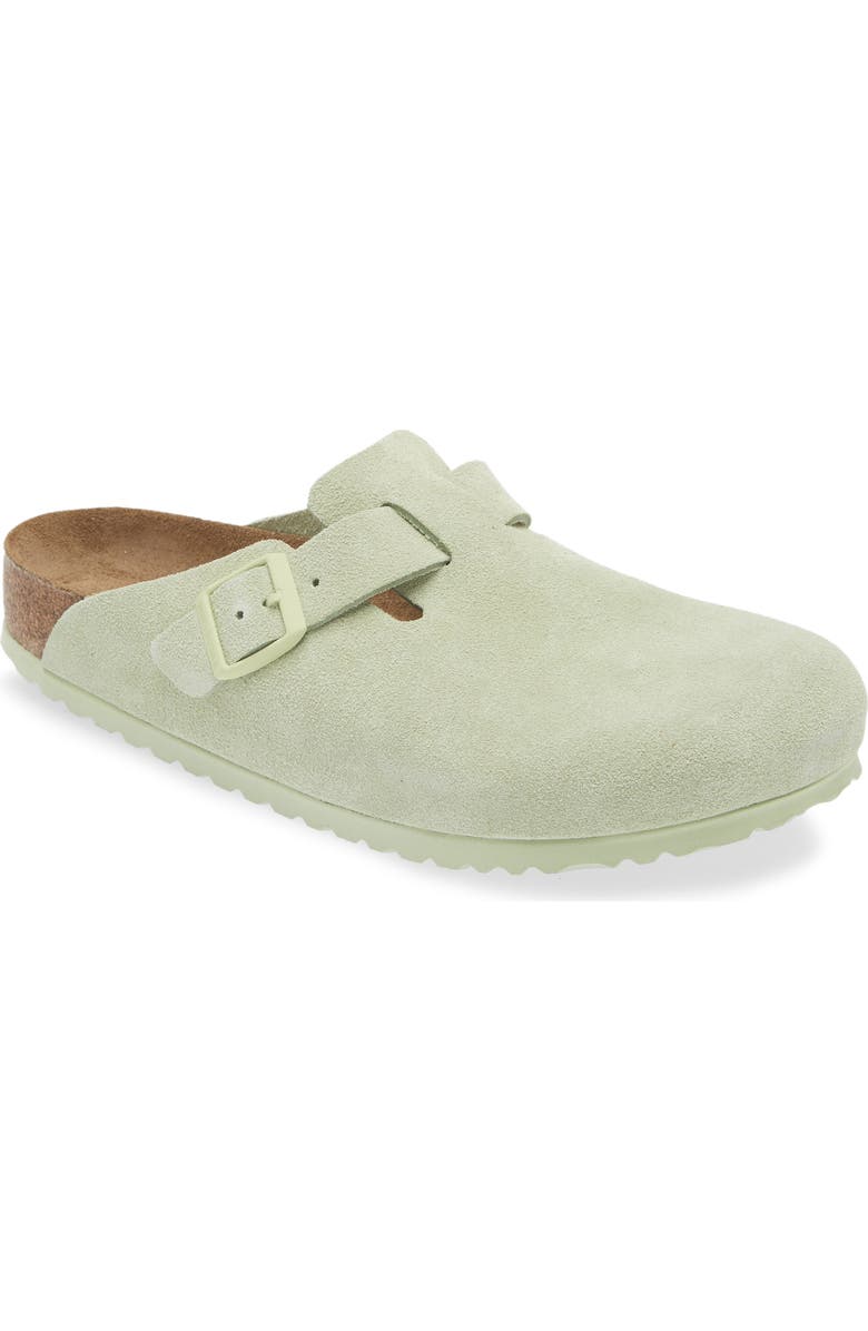 Birkenstock Boston Soft Clog, Main, color, Green