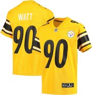 Nike Youth Nike T.J. Watt Gold Pittsburgh Steelers Inverted Team Game Jersey