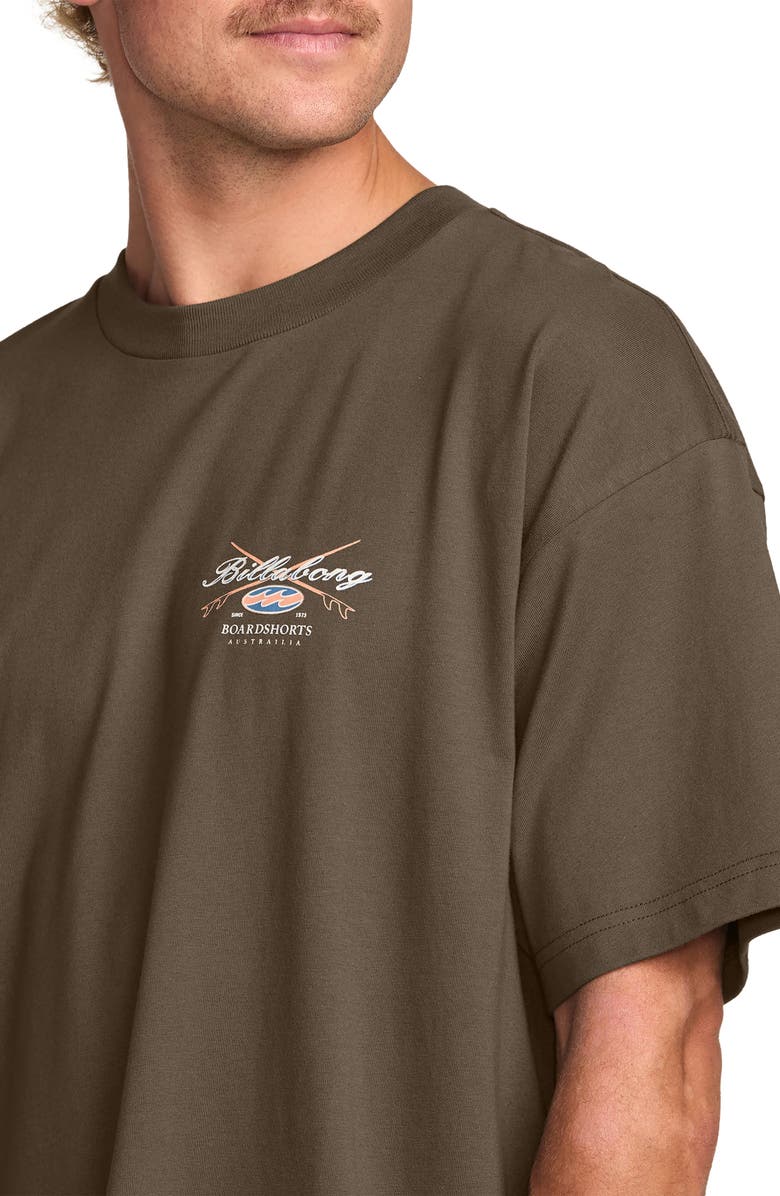 Billabong Crossboards Graphic T-Shirt, Alternate, color, Brown