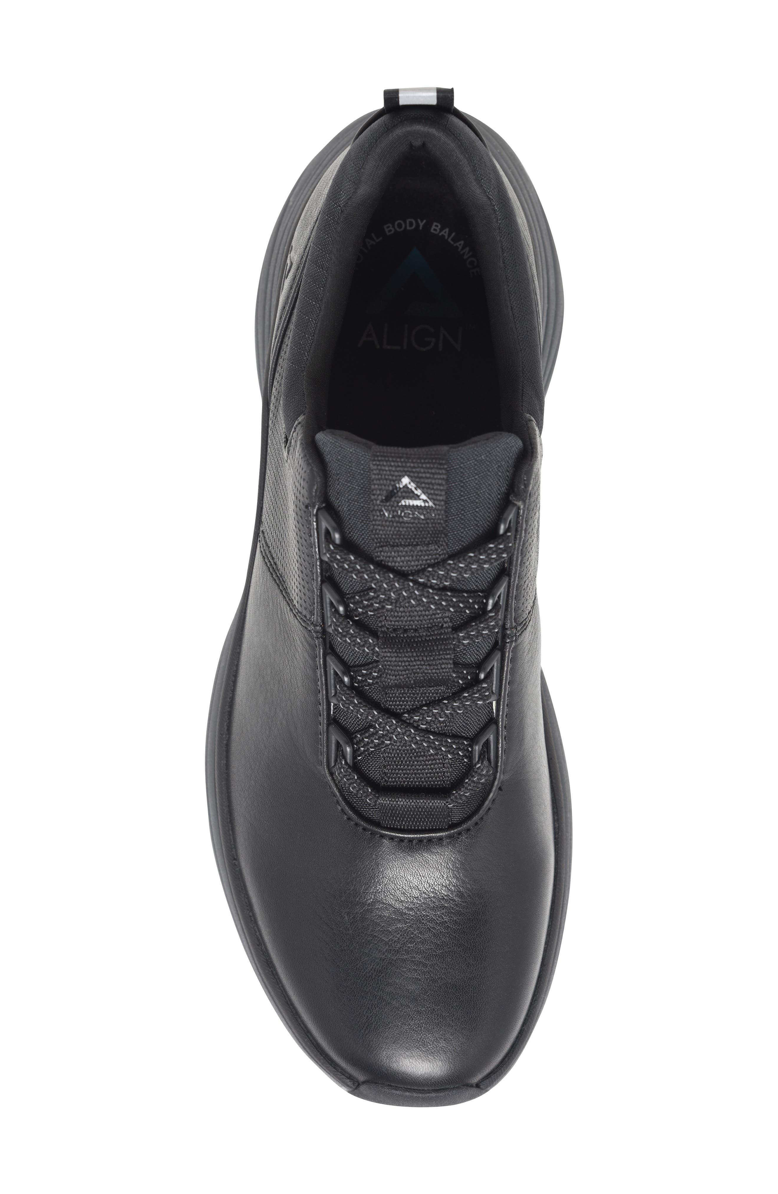 Align Tahoe Leather Sneaker - Wide Width Available, Alternate, color, Black