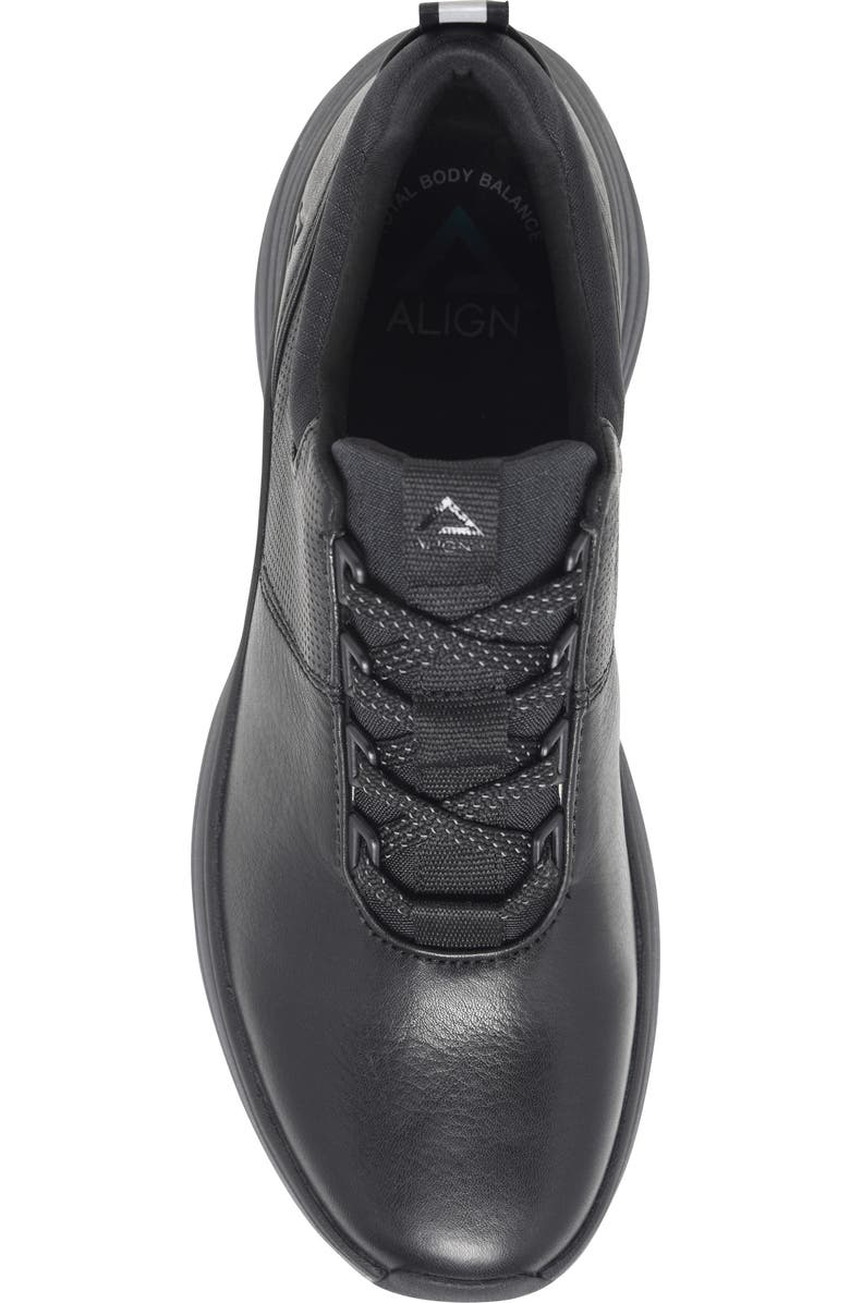 Align Tahoe Leather Sneaker - Wide Width Available, Alternate, color, Black