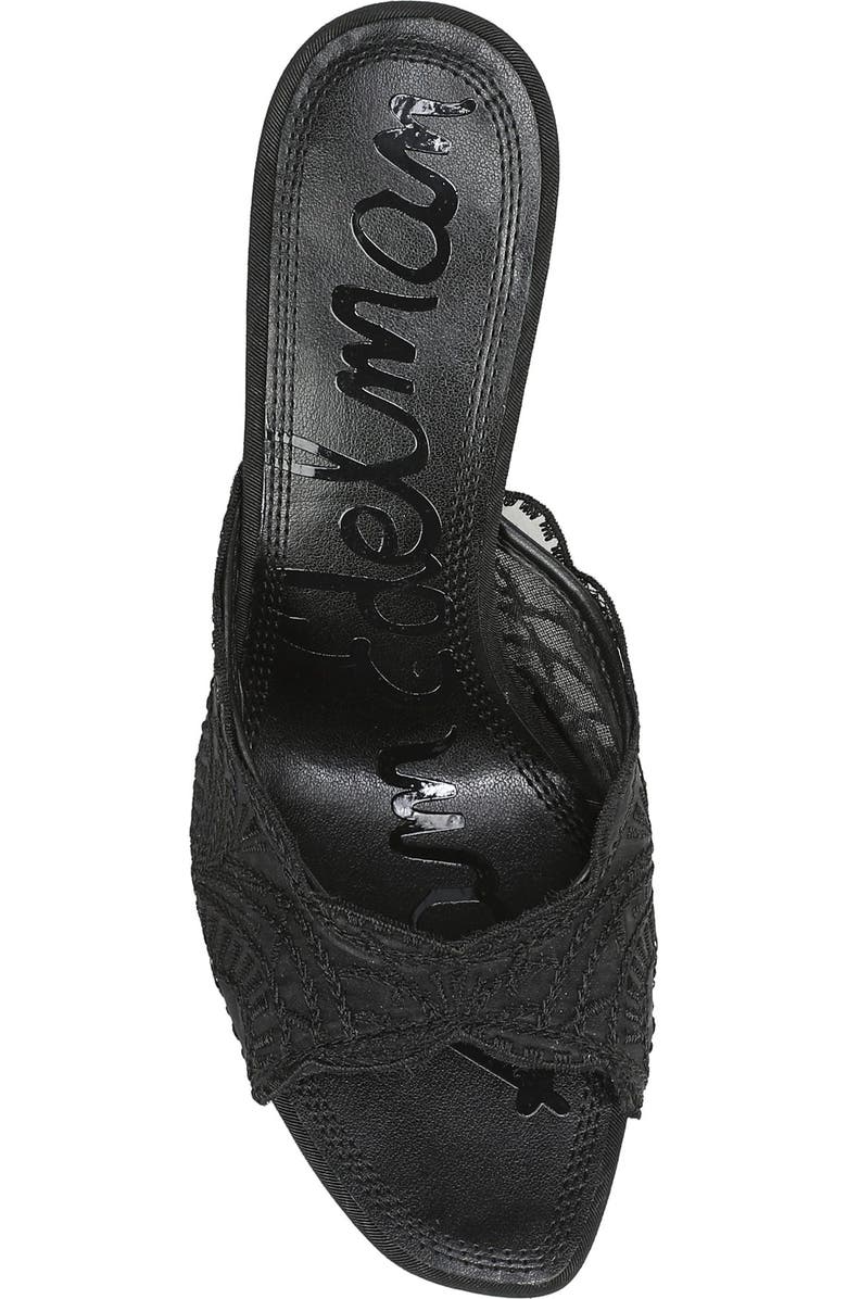 Sam Edelman Iva Mesh Sandal, Alternate, color, Black