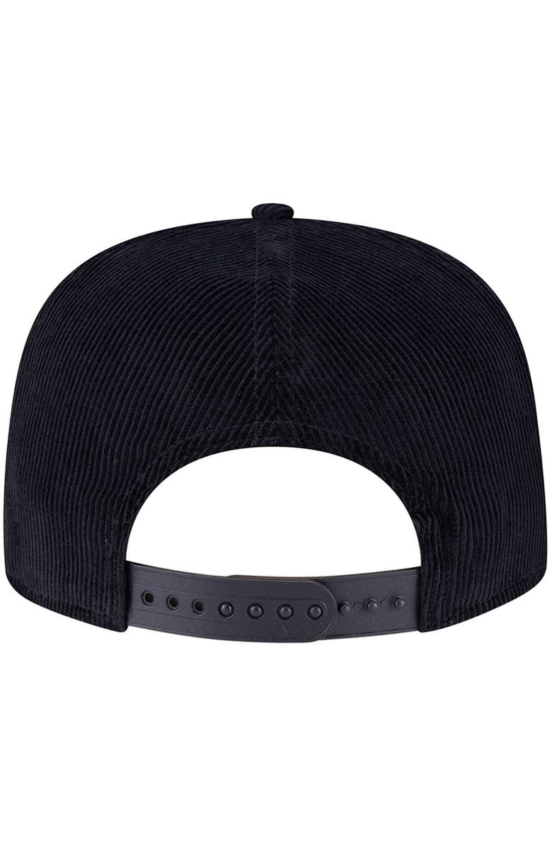 New Era Men's New Era Black Toronto Blue Jays Corduroy Filigree Golfer Adjustable Hat, Alternate, color,