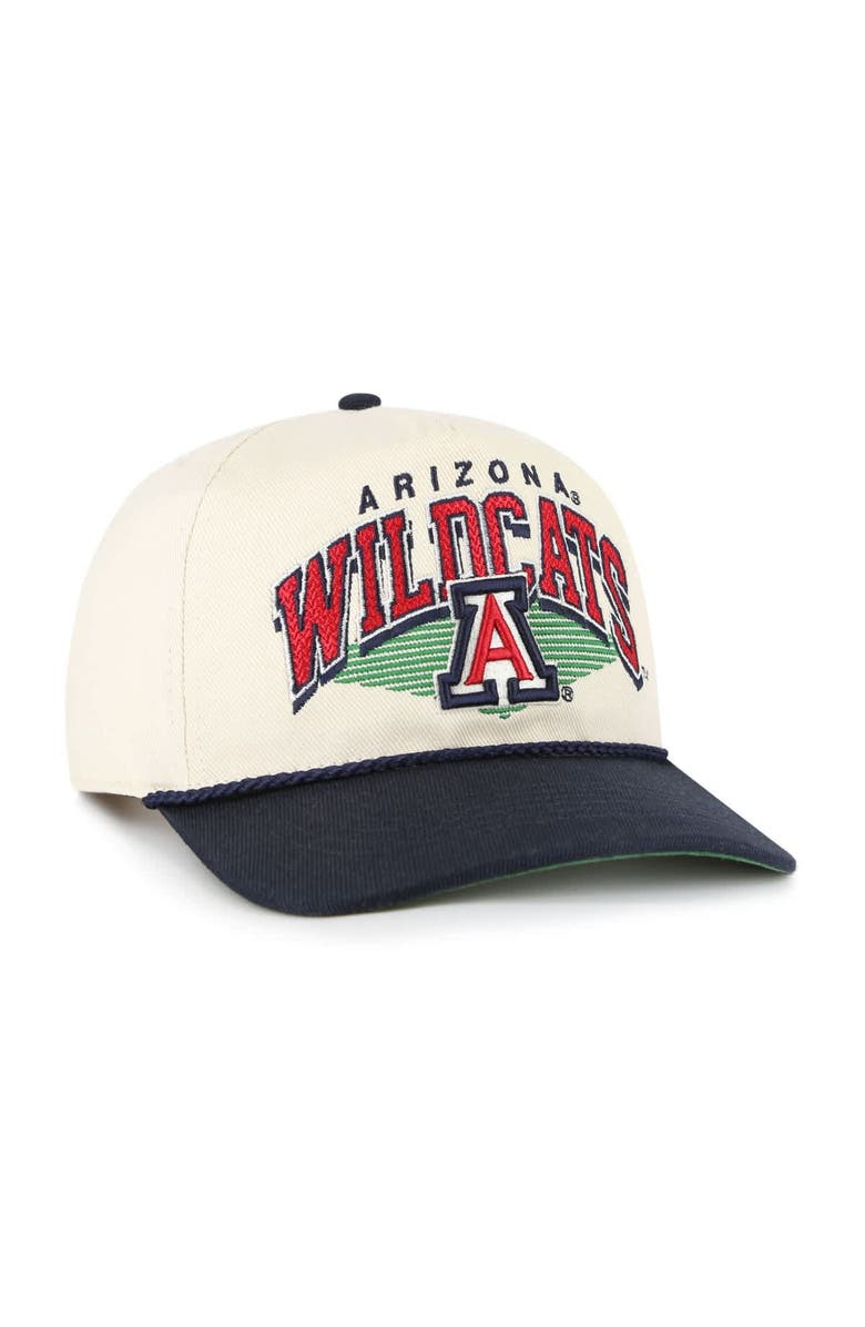 '47 Men's '47 Natural Arizona Wildcats Pomona Two-Tone Rope Hitch Adjustable Hat, Alternate, color,