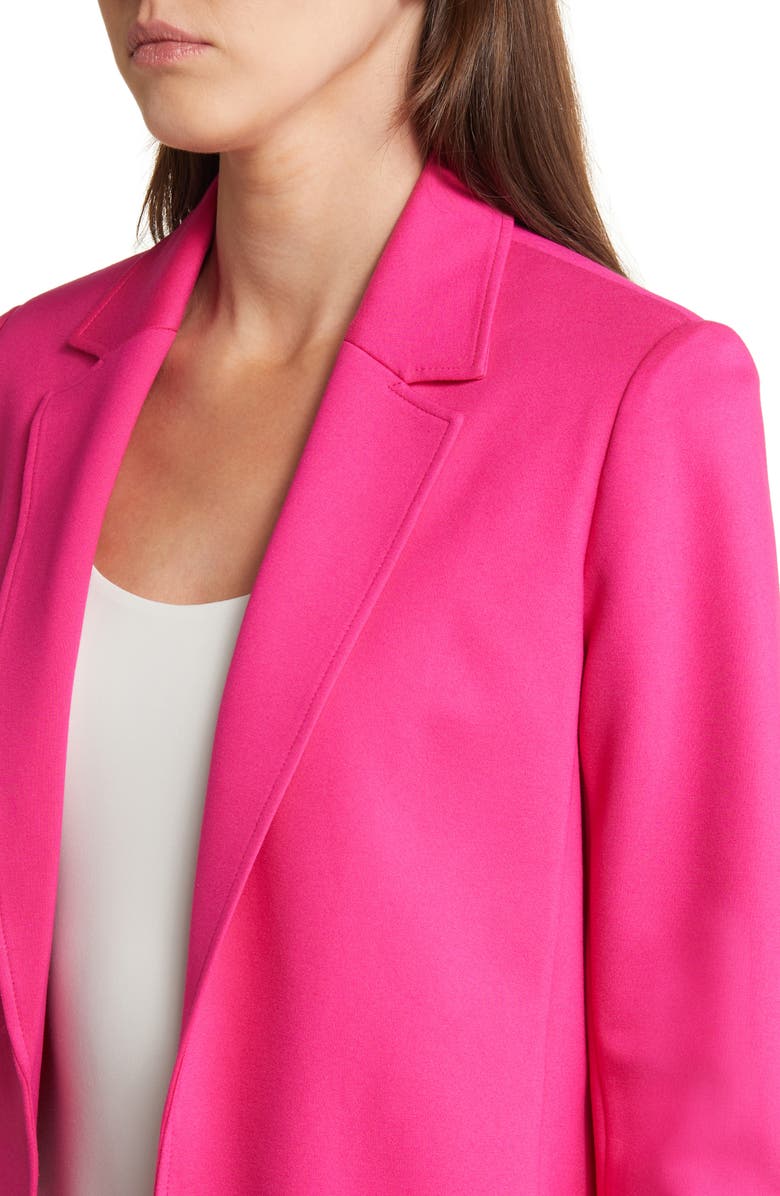 Anne Klein Open Front Knit Blazer, Alternate, color, 