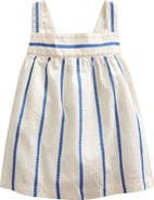 Mini Boden Kids' Embroidered Cotton Trapeze Tank Top