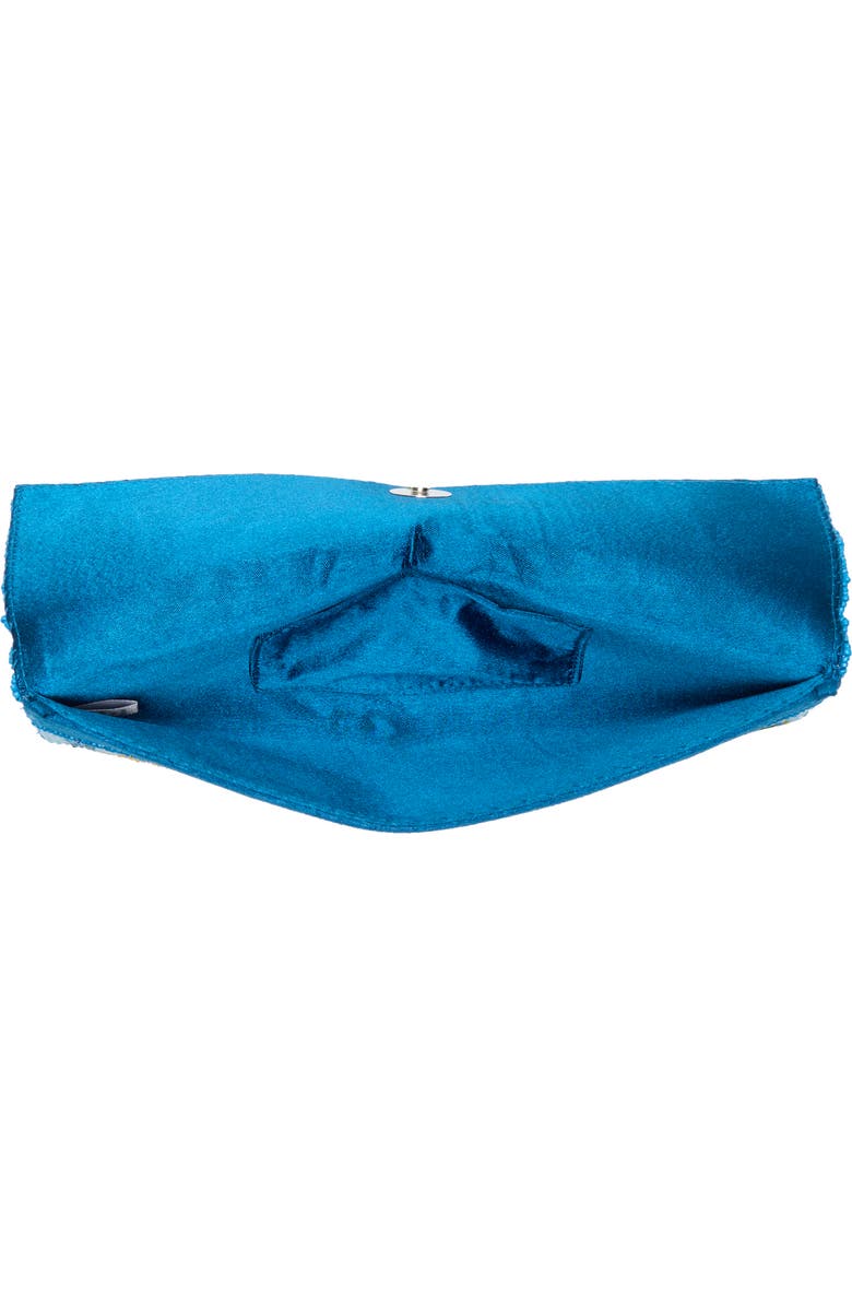 Collection XIIX Beaded Striped Lemon Clutch, Alternate, color, Blue Multi