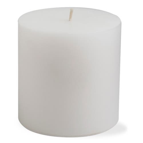 Tag Chapel White Pillar Candle Unscented Long Burning Set Of 3 In White