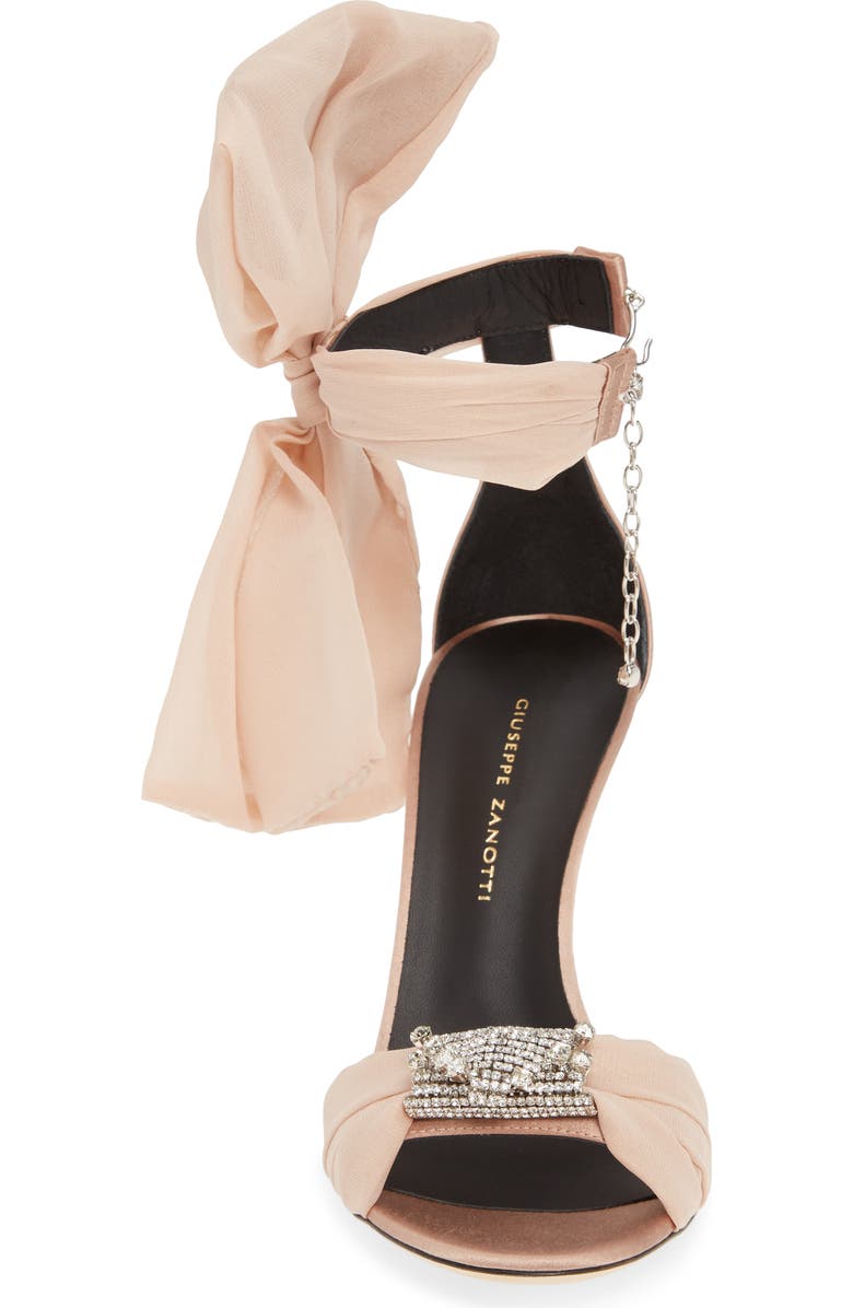 Giuseppe Zanotti Bow Ankle Strap Sandal, Alternate, color,