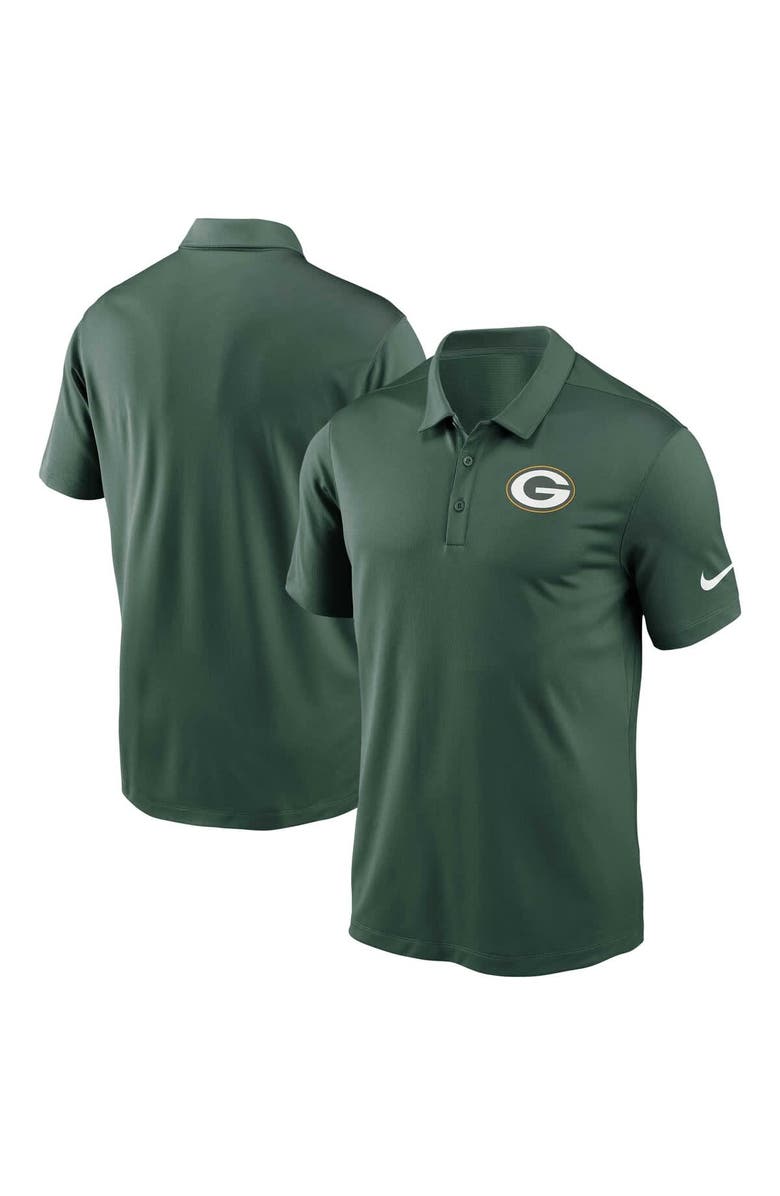 Nike Men's Nike  Green Green Bay Packers Franchise Performance Polo, Main, color, 