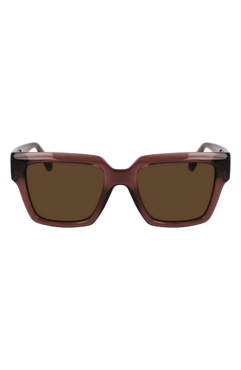 Gancini 54mm Rectangular Sunglasses