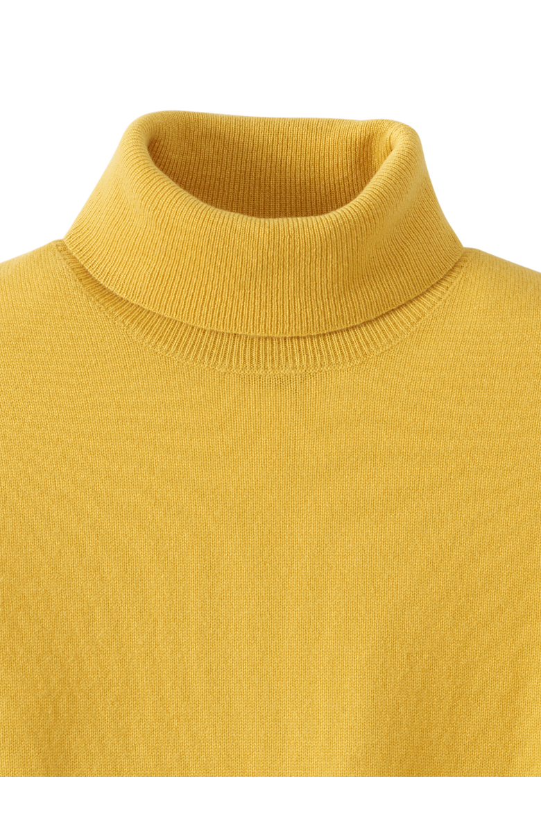 Paul Fredrick Cashmere Turtleneck Sweater, Alternate, color, Gold