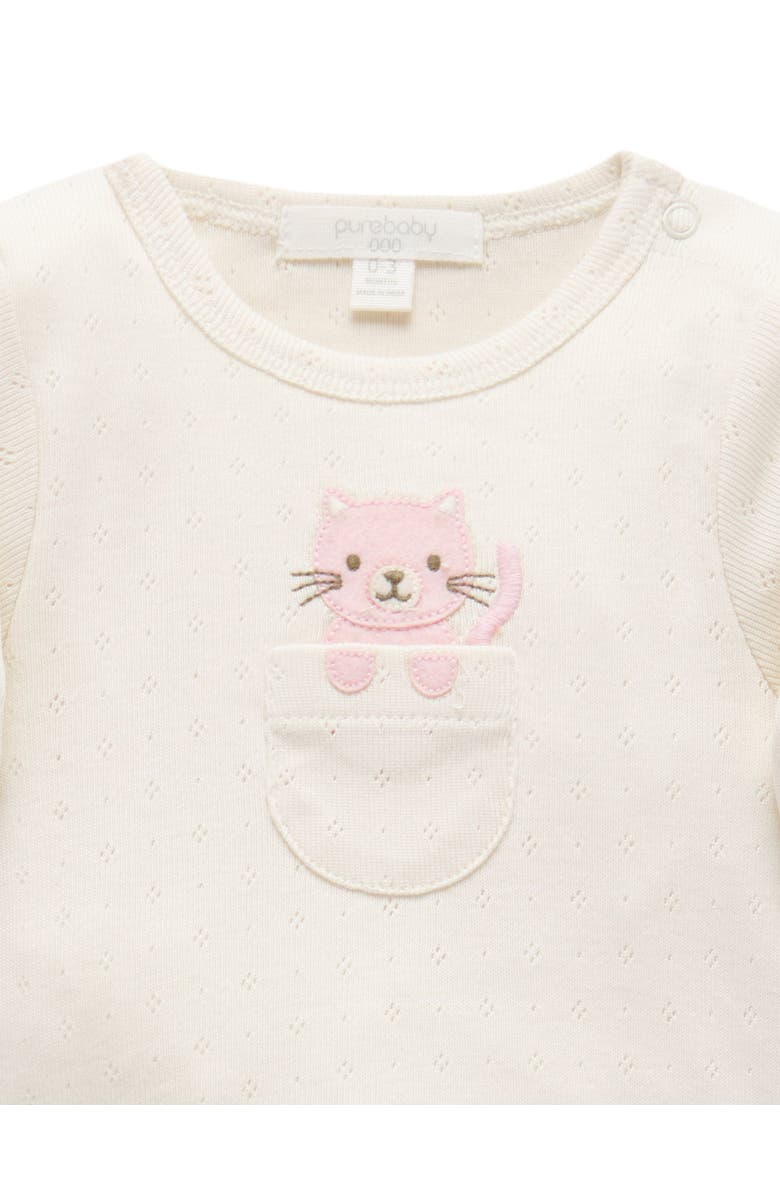 Purebaby 3 Piece Set Girls, Alternate, color, Aster Print