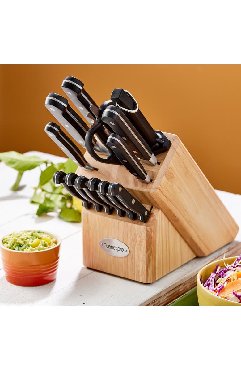Cuisine::pro<sup>®</sup> SABRE 14-Piece Knife Block, Alternate, color, Black