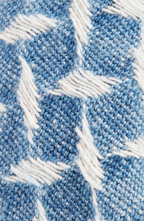 Lele Sadoughi Lattice Denim Headband In Blue