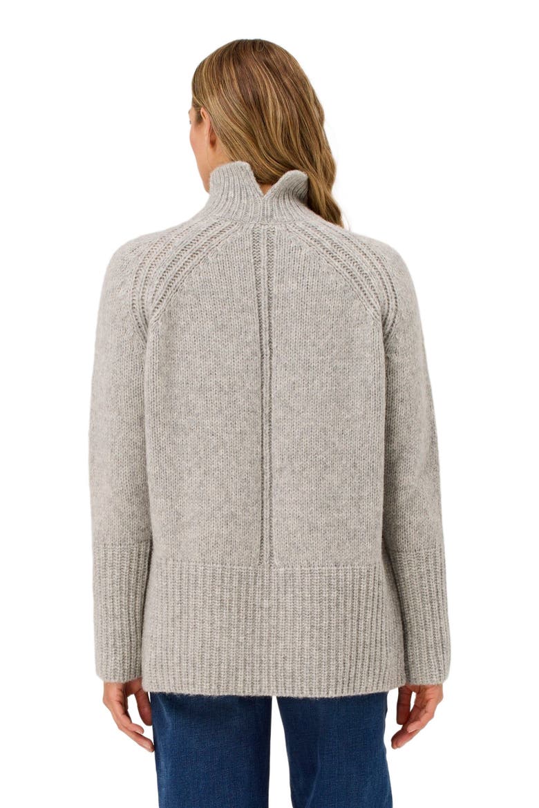 Apres Baby Alpaca Tunic, Alternate, color, Silver