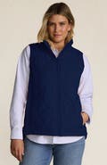 Lands' End Plus Size FeatherFree Quilted Insulated Vest