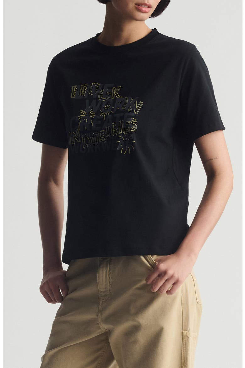 Live Work Create Cotton Graphic T-Shirt, Alternate, color, BLACK