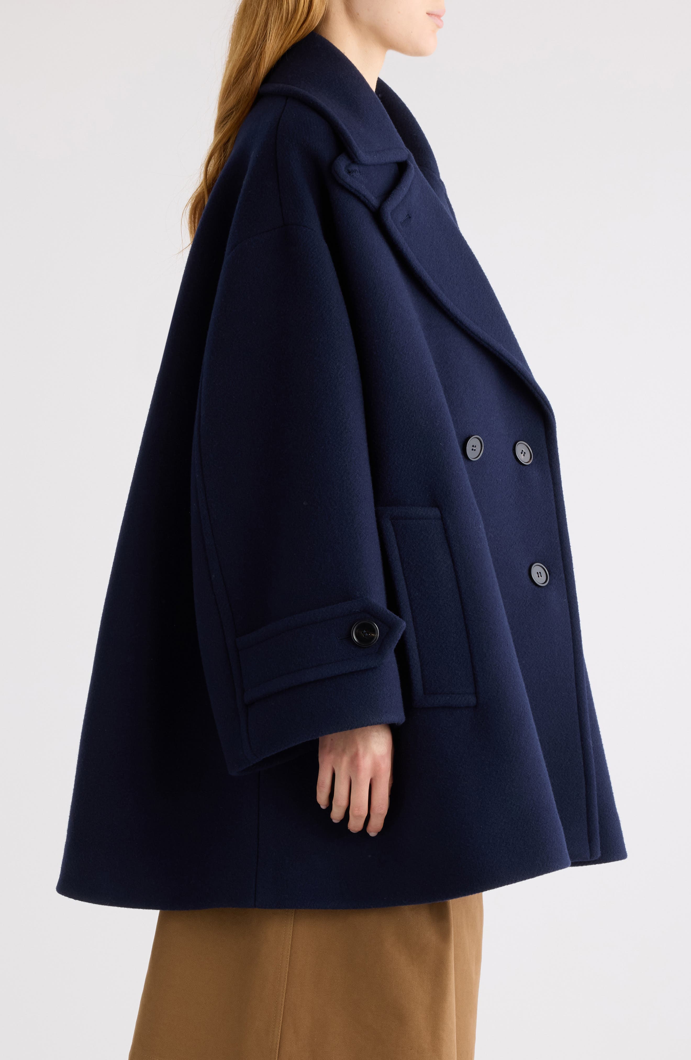 Chloé Iconic Soft Wool Blend Coat (Women) | Nordstrom