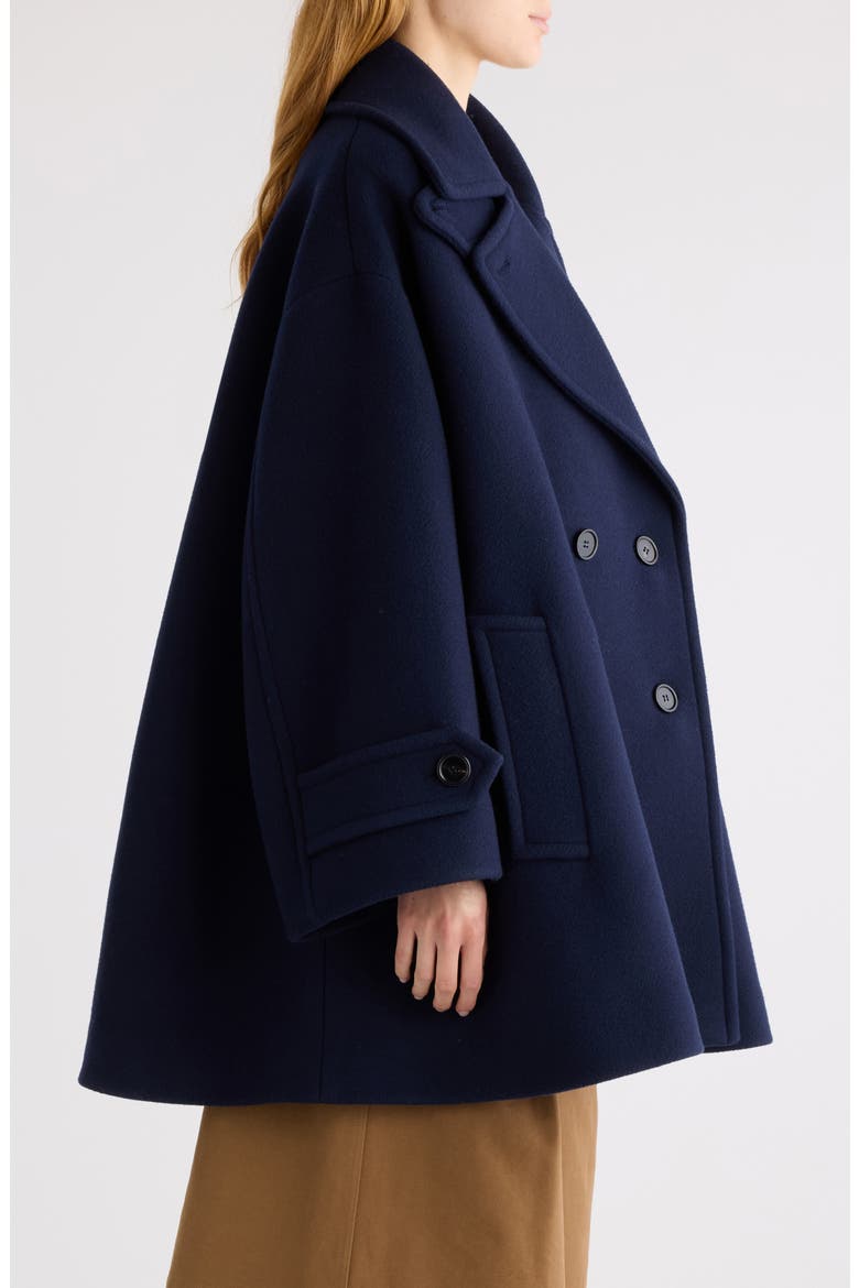 Iconic Soft Wool Blend Coat, Alternate, color, EVENING BLUE