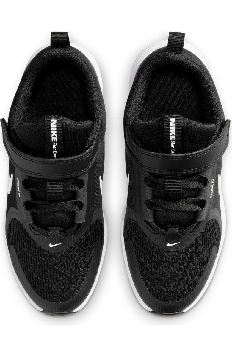 Nike Kids' Star Runner 5 Sneaker, Alternate, color, Black/ White/ White