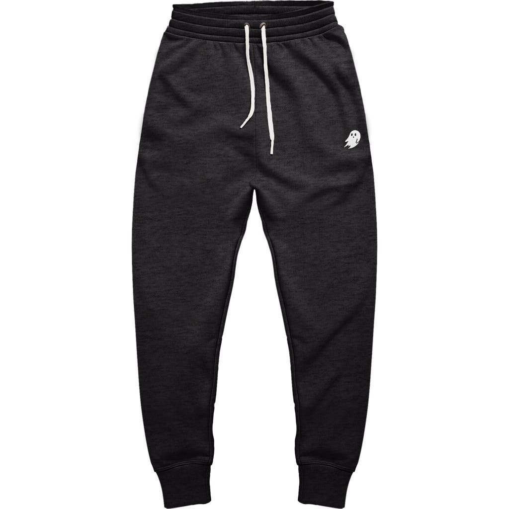 Dalix Mens Ghost Fleece Jogger Sweatpants In Dark Heather