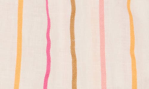 Shop Vitamin A ® Tallows Linen Cover-up Shorts In Sunny Stripe