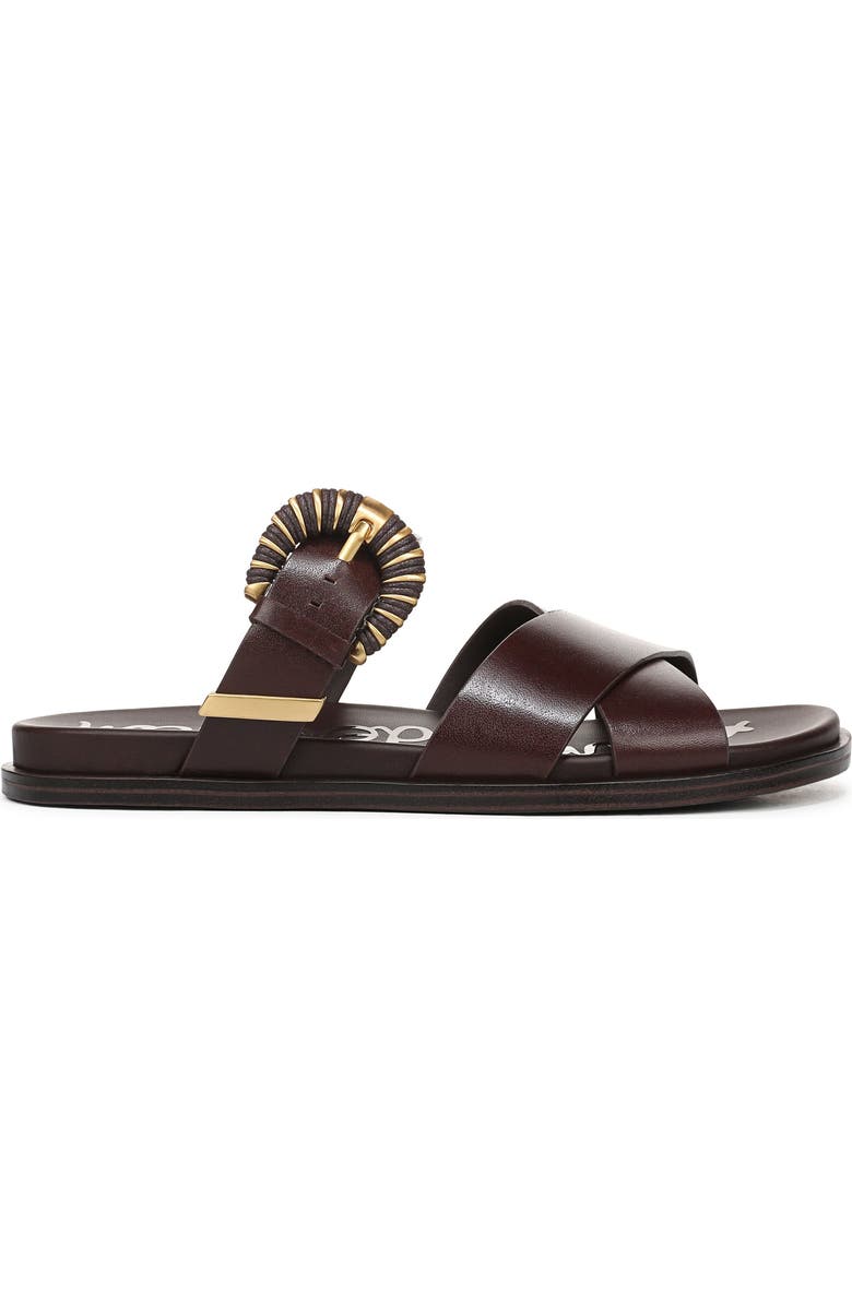 Sam Edelman Lucy Buckle Strap Sandal, Alternate, color, Maronne Brown