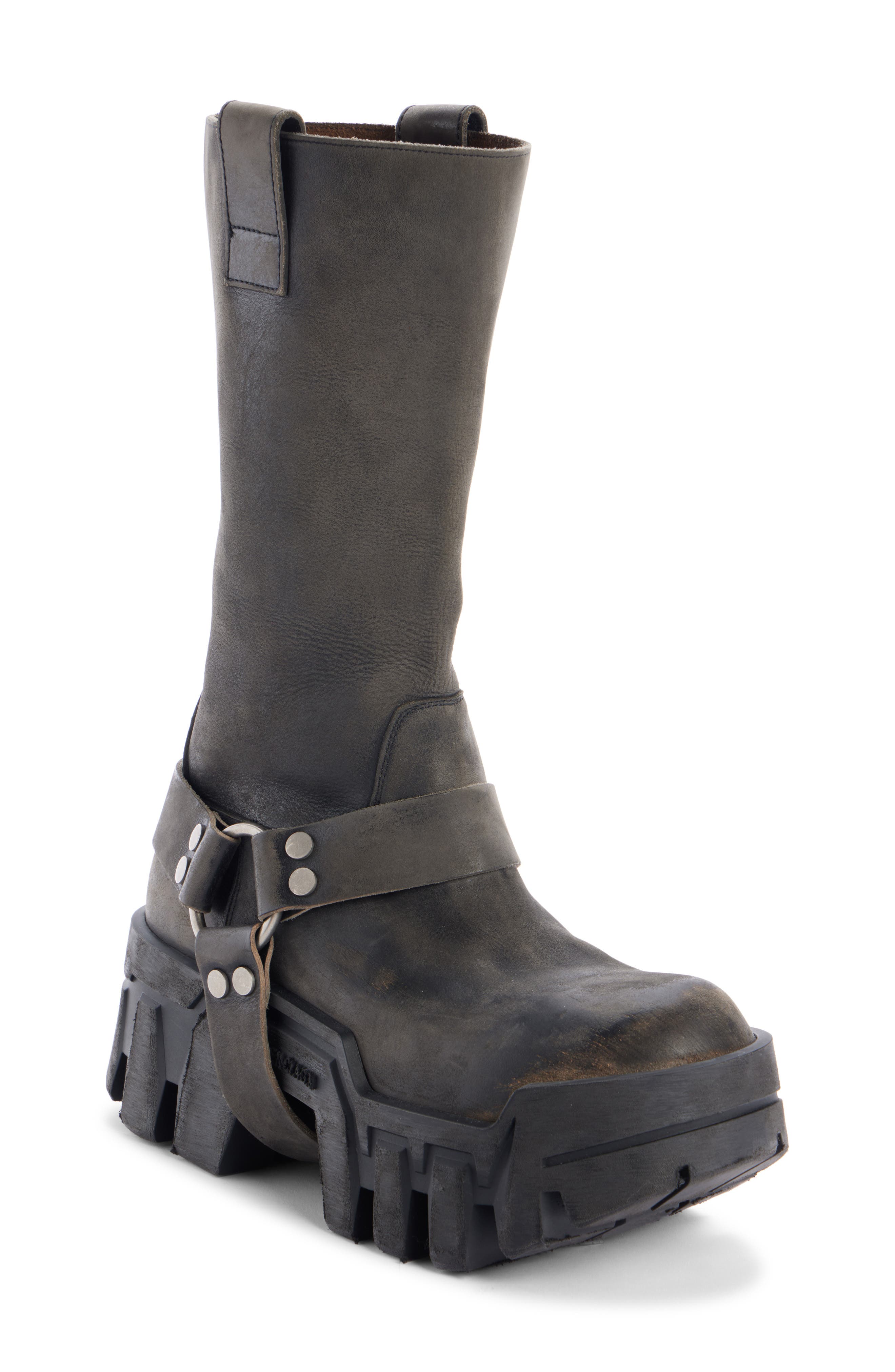 Balenciaga Bulldozer Harness Boot (Men) | Nordstrom