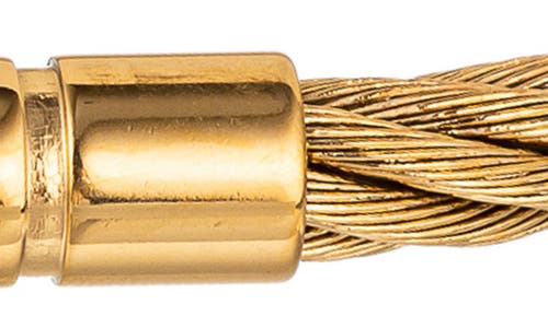 Eye Candy Los Angeles James Wire Cuff Bracelet In Gold