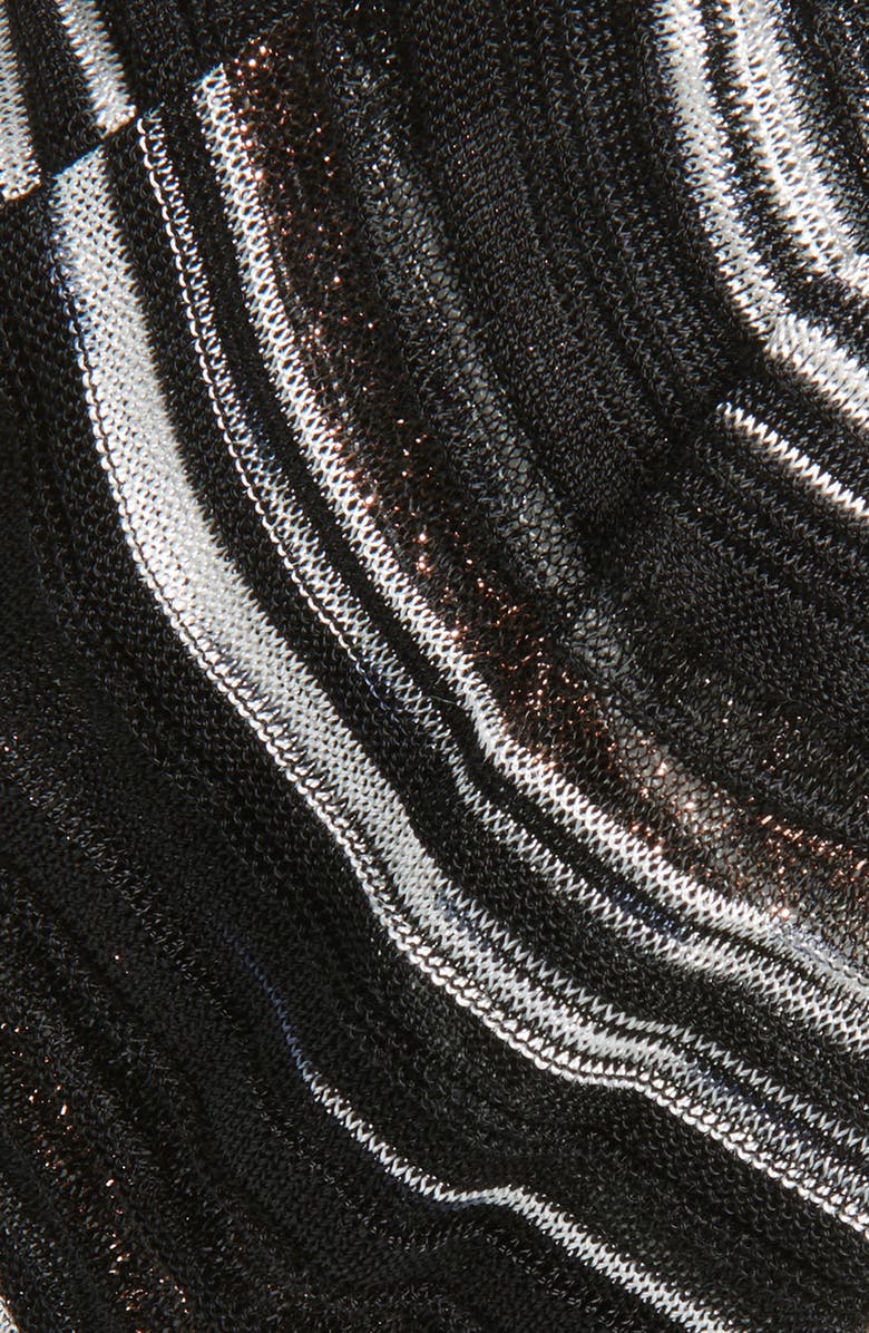 Missoni Knotted Stripe Head Wrap, Alternate, color, 0002 Black Multi